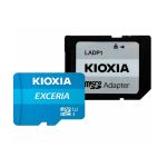 کارت حافظه‌ microSDHC کیوکسیا EXCERIA کلاس 10 استاندارد UHS-I U1 سرعت 100MBps ظرفیت 128 گیگابایت به همراه آداپتور SD